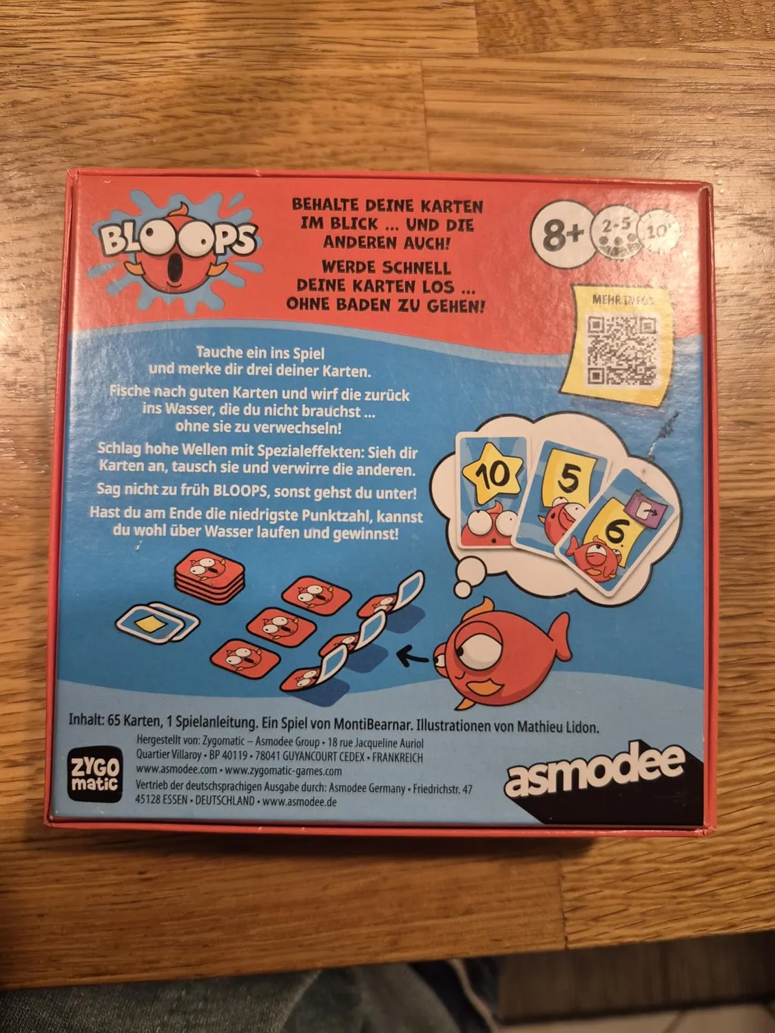 Space Cow Bloops Kartenspiel Familienspiel ab 8 Jahren Deutsch