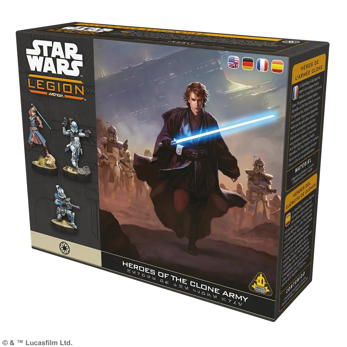 Star Wars Legion Helden der Klonarmee Erweiterung Tabletop Multilingual