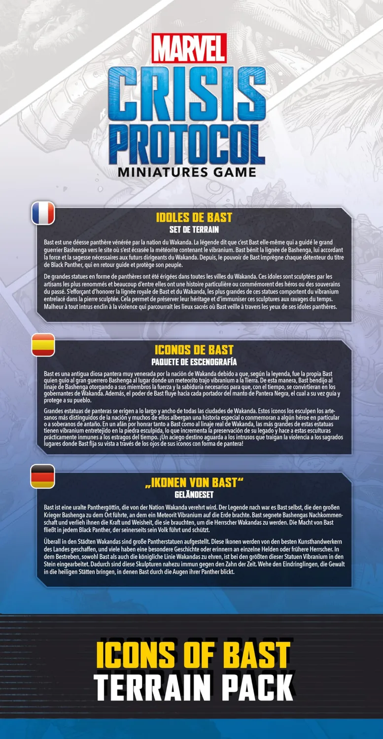 Asmodee Marvel Crisis Protocol Ikonen von Bast Terrain Pack Gelände
