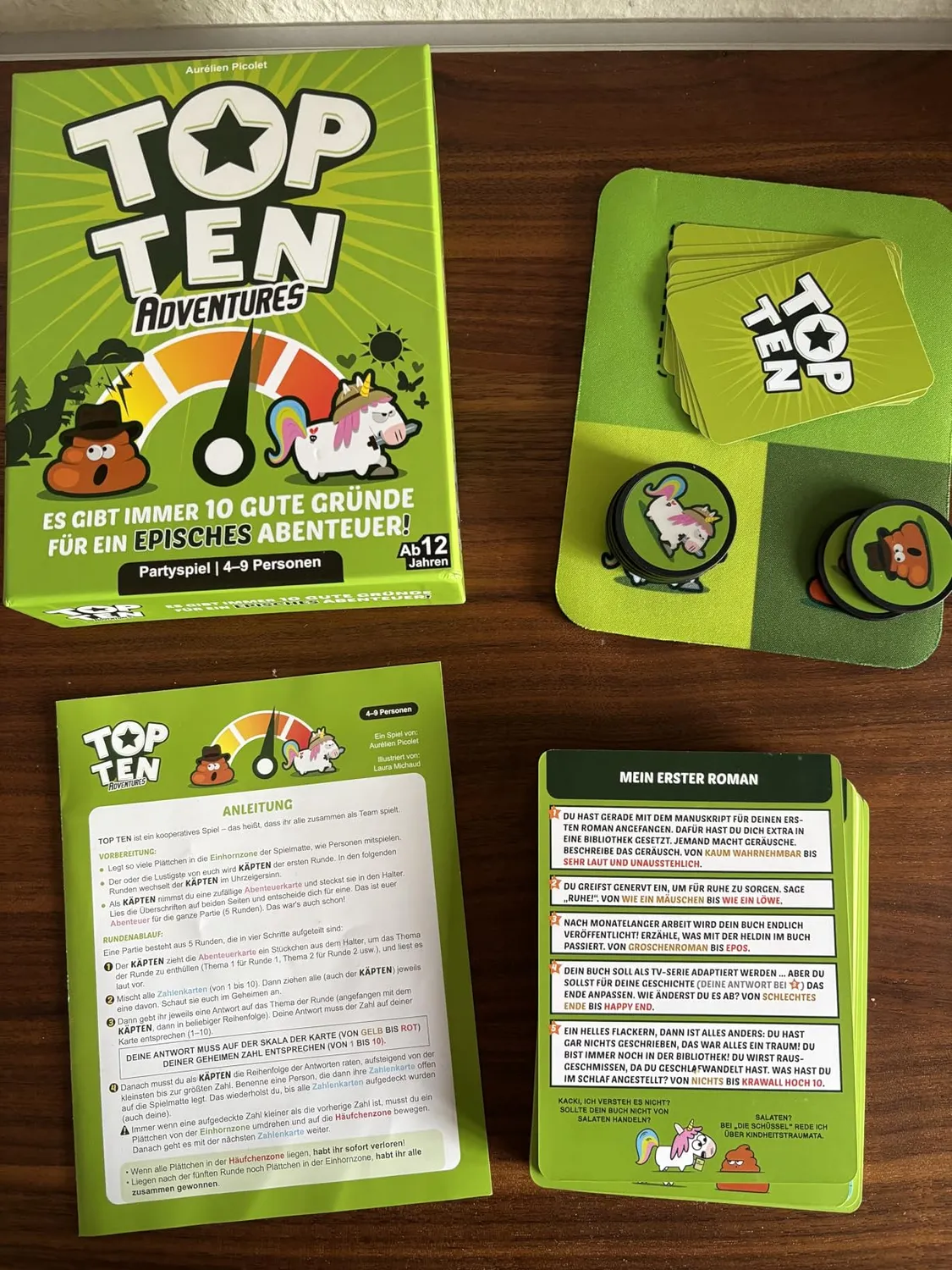 Cocktail Games Top Ten Adventures Partyspiel Deutsch