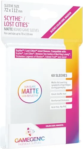 Gamegenic Matte Scythe Kartenhüllen 72x112 mm 60 Stück matt