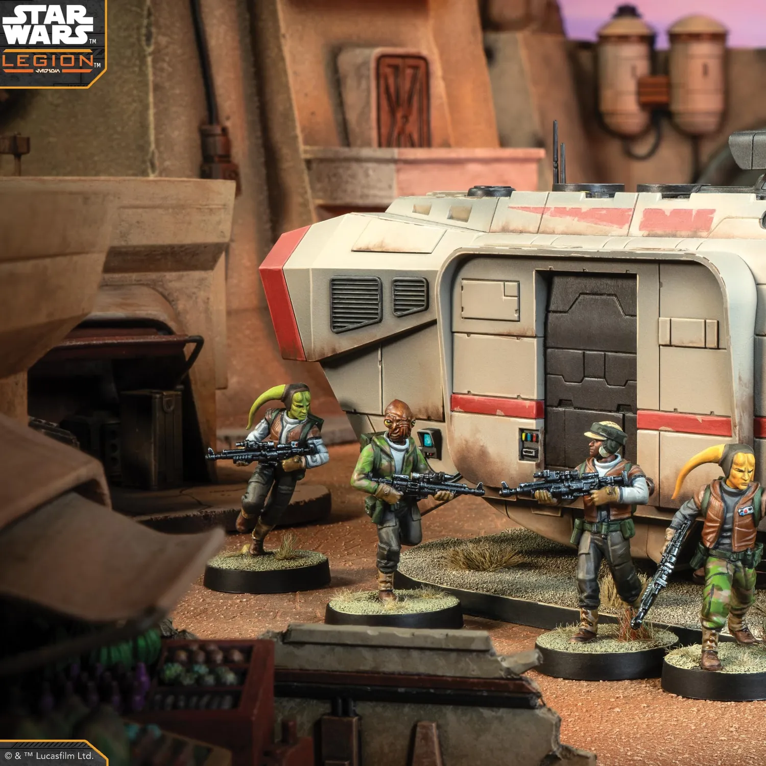 Asmodee Star Wars Legion A-A5 Speeder Truck Erweiterung unbemalt