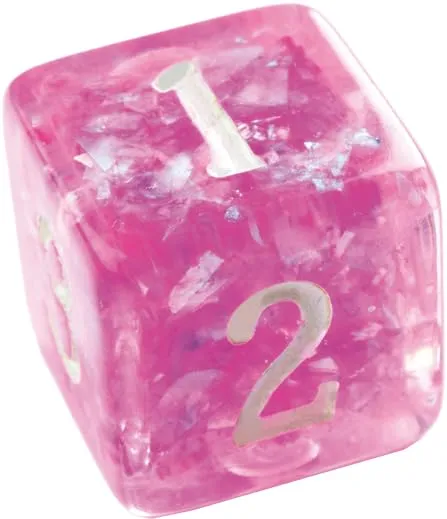 Gamegenic Candy-Like Raspberry RPG Würfelset 7-teilig Glitzer