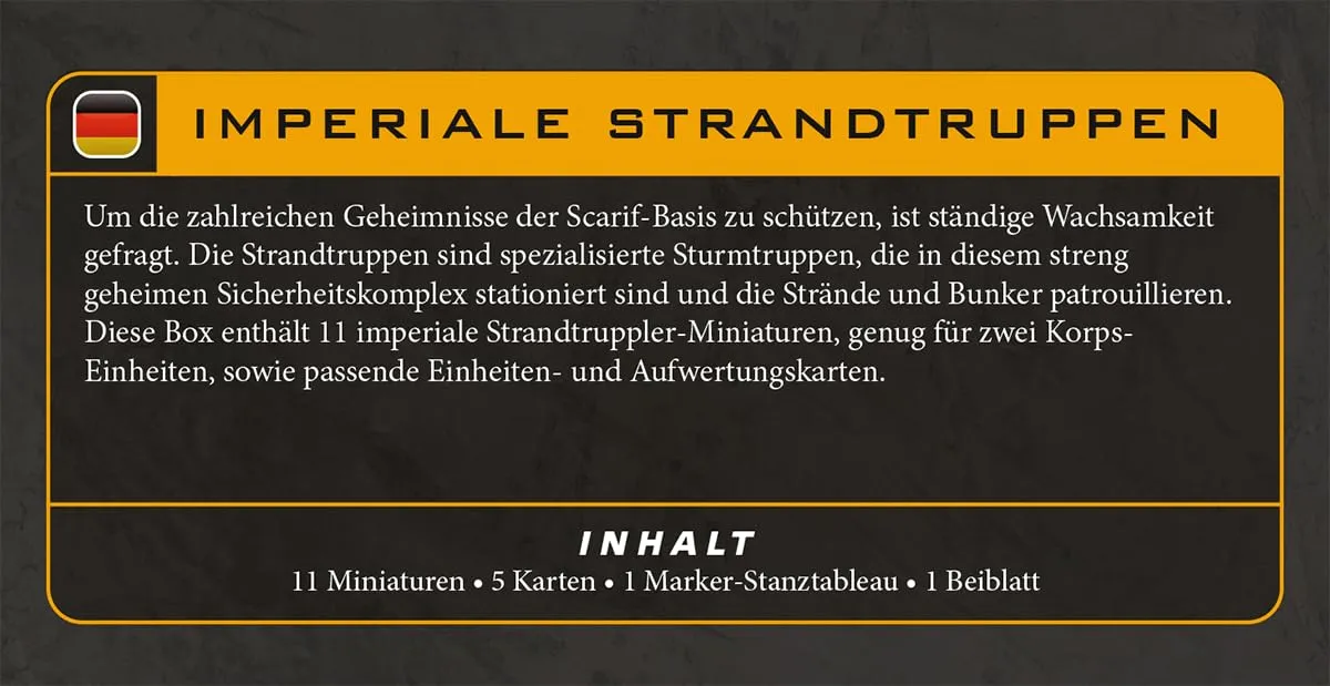 Asmodee Star Wars Legion Imperial Shoretroopers Erweiterung 11 Figuren