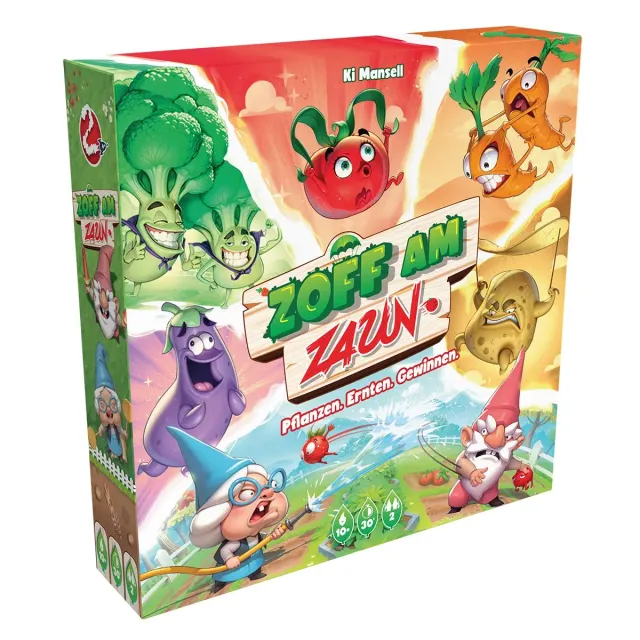 Asmodee Zoff am Zaun Strategiespiel 2 Spieler Garten