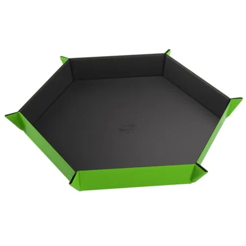 Gamegenic Magnetic Dice Tray Würfelschale Schwarz Grün