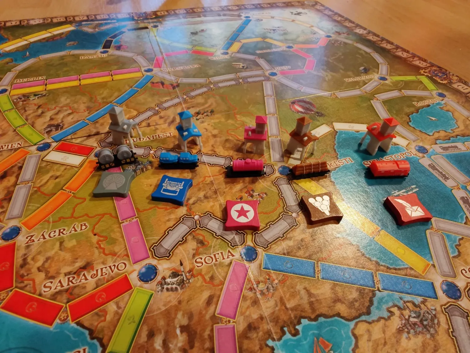Days of Wonder Zug um Zug Europa 15. Jubiläum Brettspiel Deutsch