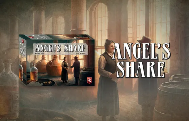 Capstone Games Angel's Share Brettspiel Whisky Ökonomie