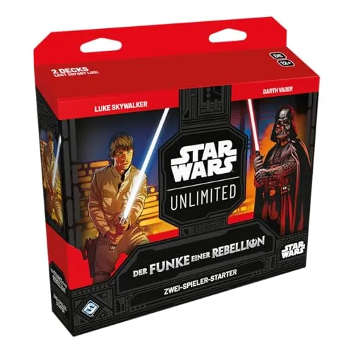 Star Wars Unlimited Funke einer Rebellion Zwei-Spieler-Starter Kartenspiel Deutsch