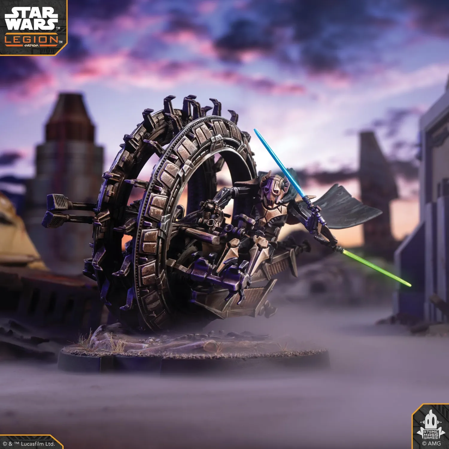 Asmodee Star Wars Legion Grievous TSMEU-6 Wheel Bike Erweiterung
