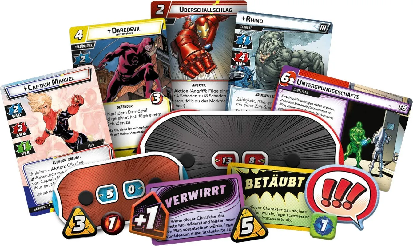 Fantasy Flight Marvel Champions LCG Kartenspiel Grundspiel deutsch