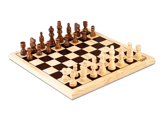 Cayro Scacchi Holzschach Familienspiel Klassik