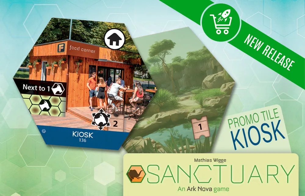 Capstone Games Sanctuary Kiosk Promo Plättchen Streichelzoo