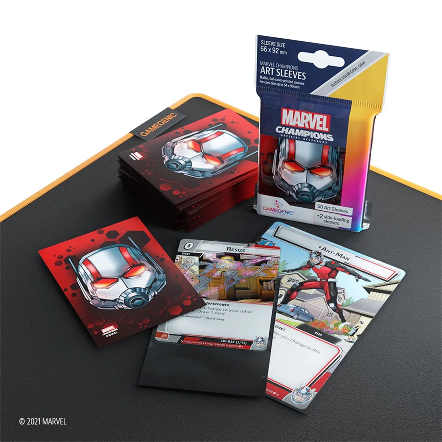 Gamegenic Marvel Champions Ant-Man Kartenhüllen 2er-Pack matt