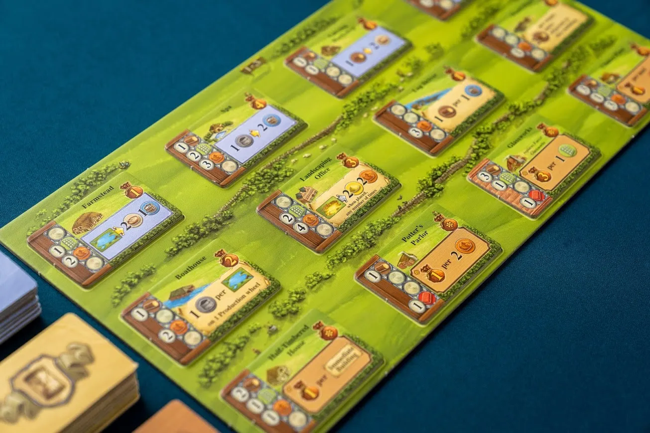 Capstone Games Glass Road Brettspiel Standard mit Promos
