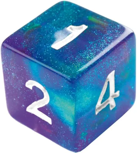 Gamegenic Galaxy Neptune Würfelset 7-teilig Resin blau