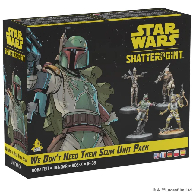 Atomic Mass Games Star Wars Shatterpoint Boba Fett Scum Pack