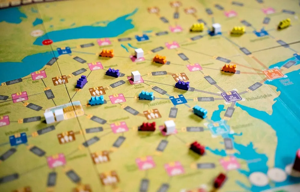 Capstone Games Iron Rail Age of Rail Allegheny Erweiterung