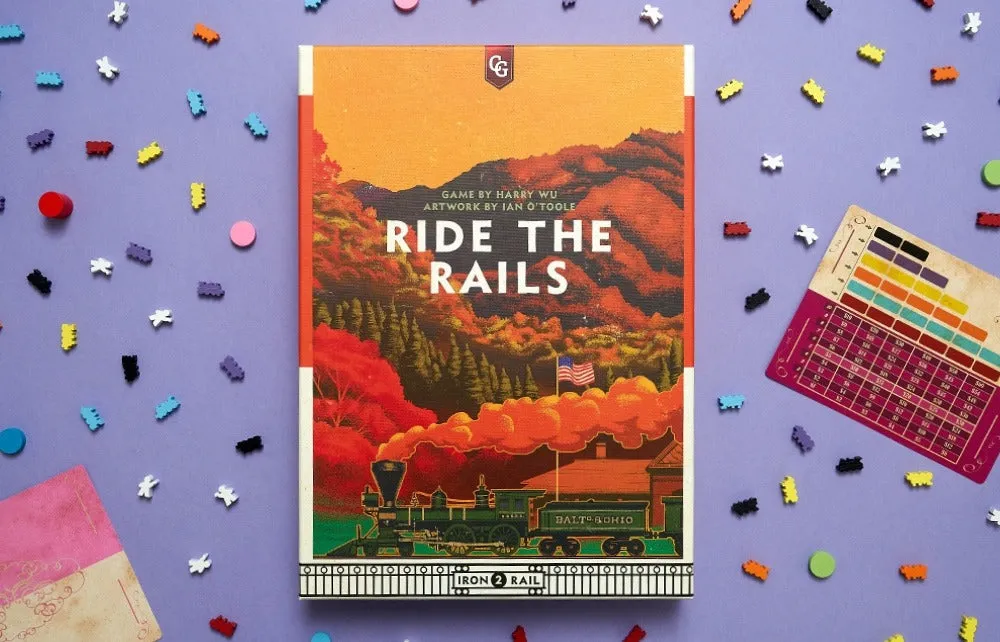 Capstone Games Iron Rail Ride the Rails Brettspiel Eisenbahn
