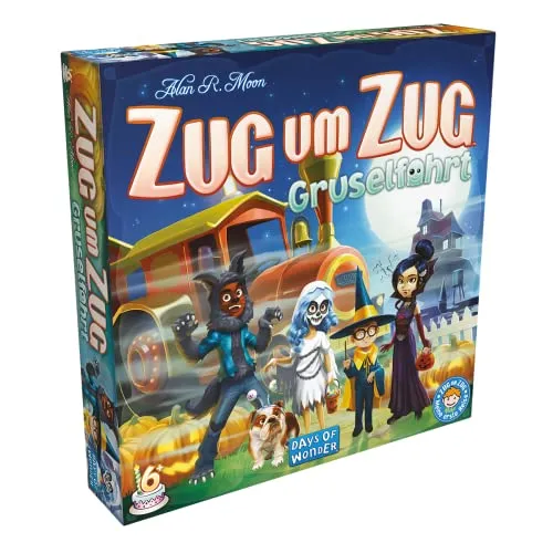 Zug um Zug Gruselfahrt Kinderspiel deutsch 2-4 Spieler Halloween