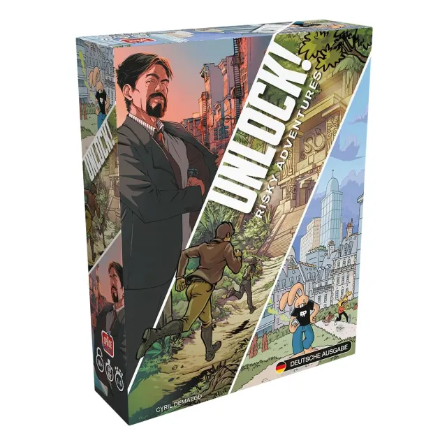 Unlock Risky Adventures Sammelbox Rätselspiel Deutsch 1-6 Spieler