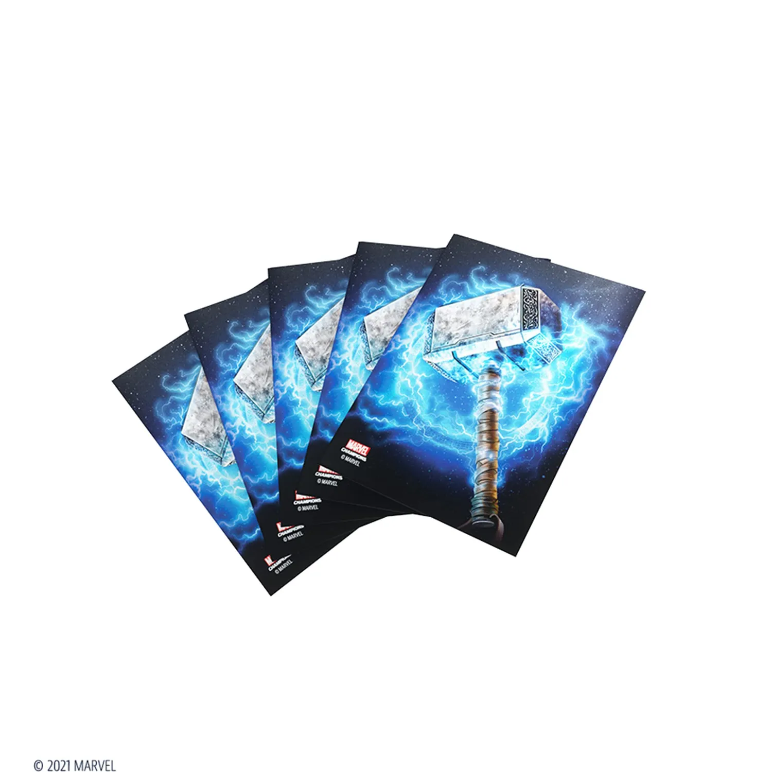 Gamegenic Marvel Champions Sleeves Kartenhüllen Thor Grau 50 Stück