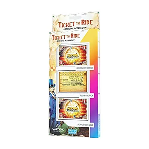 Gamegenic Zug um Zug Europa Art Sleeves 152 Hüllen matt