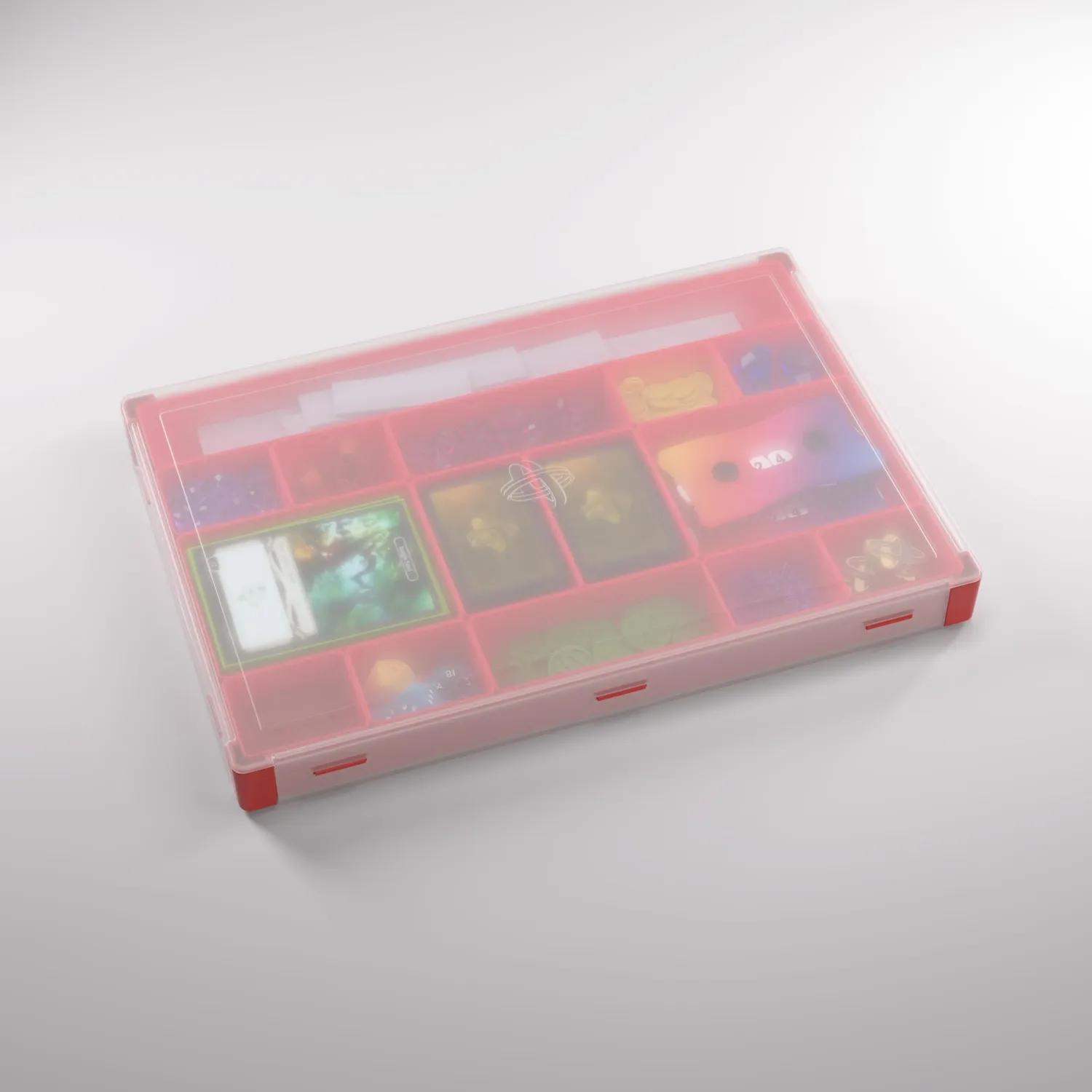 Gamegenic Token Silo XL Aufbewahrung rot 15 Fächer