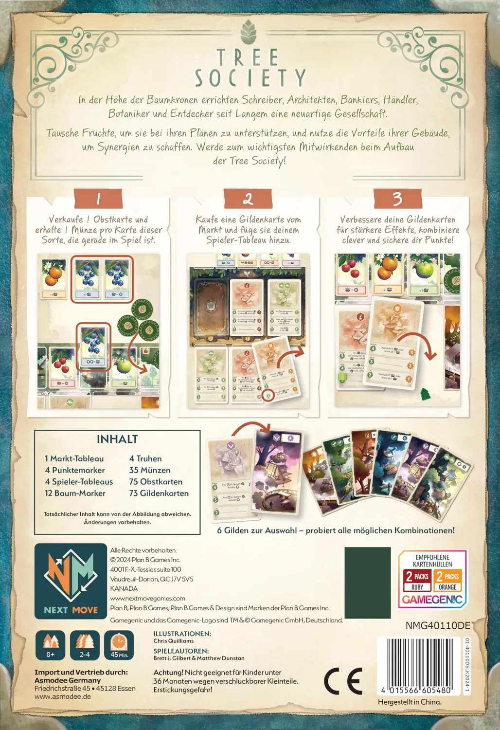 Asmodee Tree Society Familienspiel Deutsch Gilden