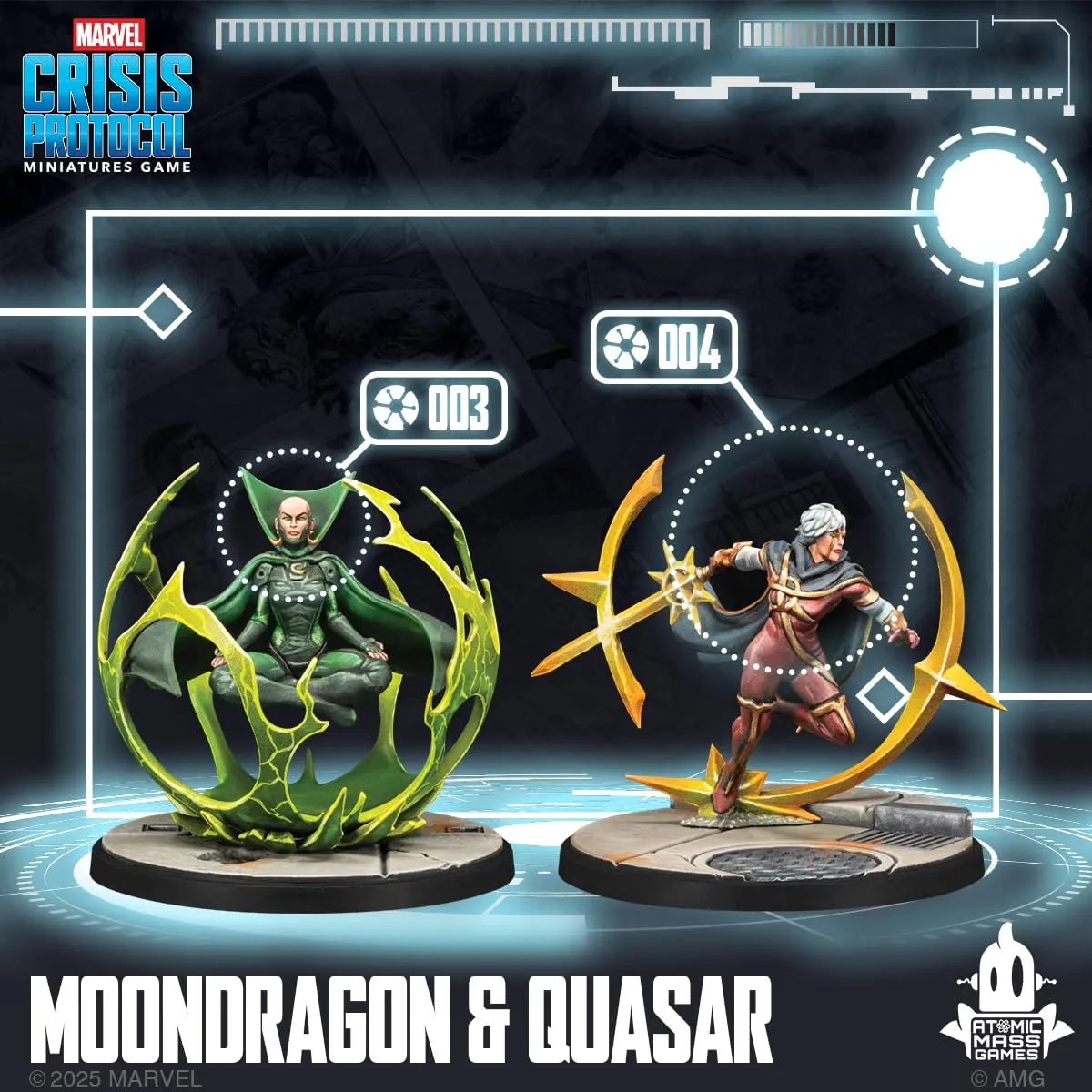 Atomic Mass Marvel Crisis Protocol Adam Warlock Moondragon Quasar Erweiterung