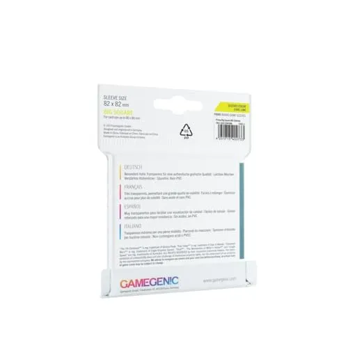 Gamegenic Prime Big Square Kartenhüllen transparent 50 Stück robust