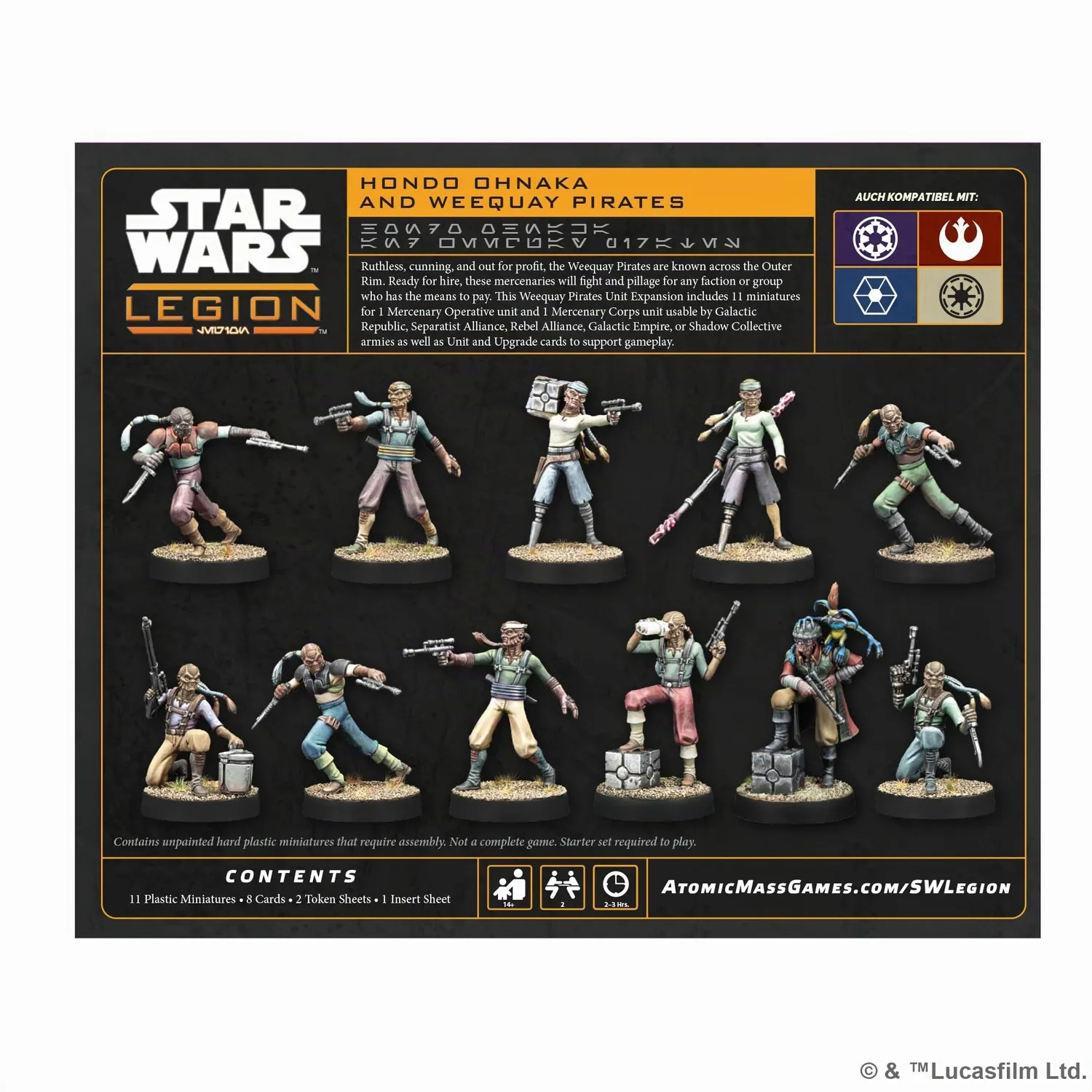 Star Wars Legion Hondo Ohnaka Weequay Piraten Box