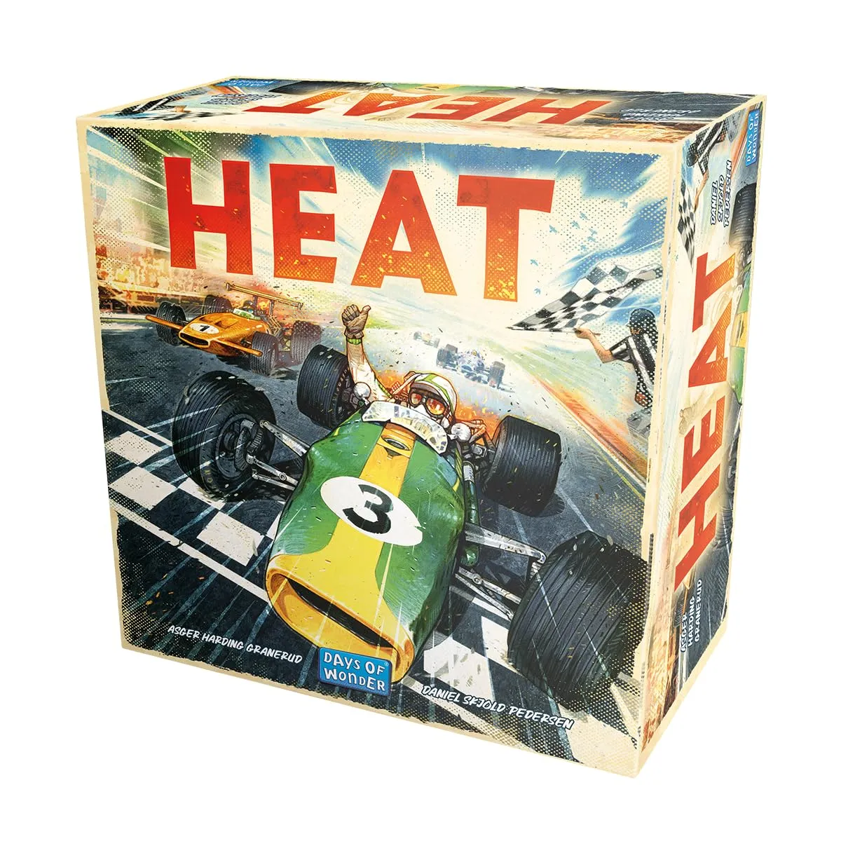 Days of Wonder Heat Grundspiel Rennspiel Deutsch