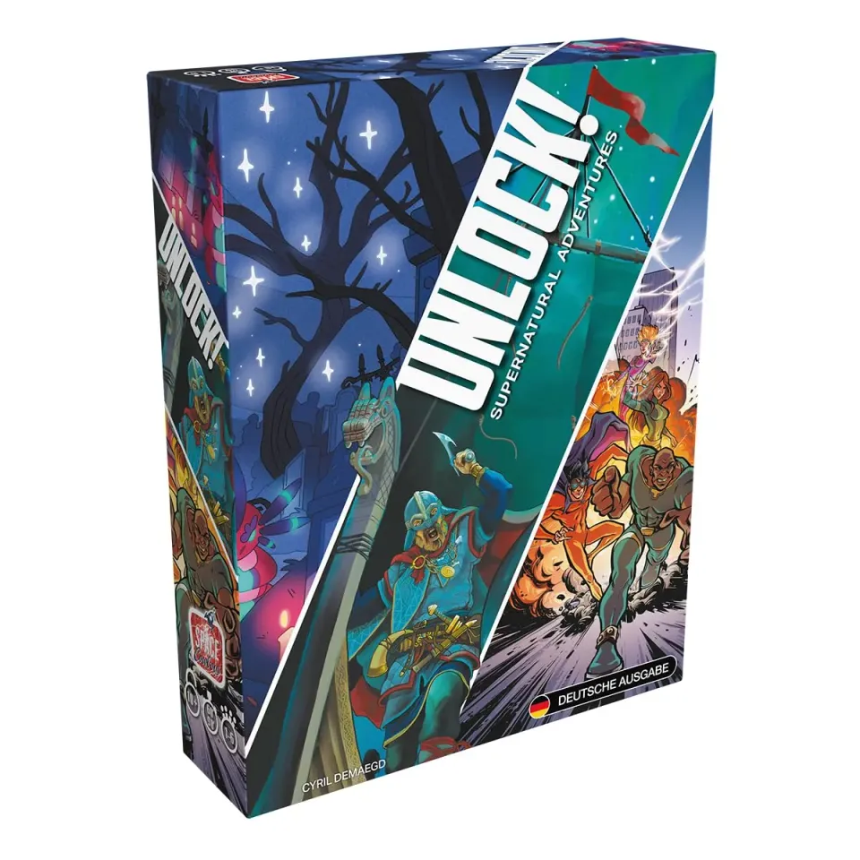 Asmodee Unlock Supernatural Adventures Familienspiel deutsch