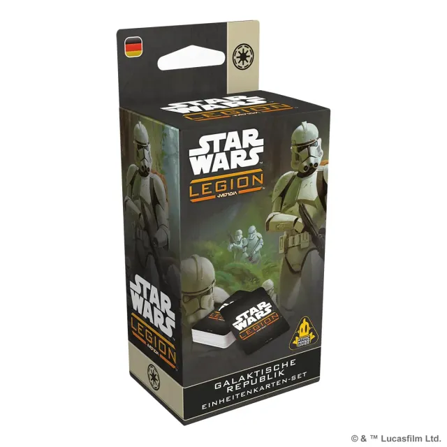Star Wars Legion Republik Einheitenkarten-Set Tabletop deutsch