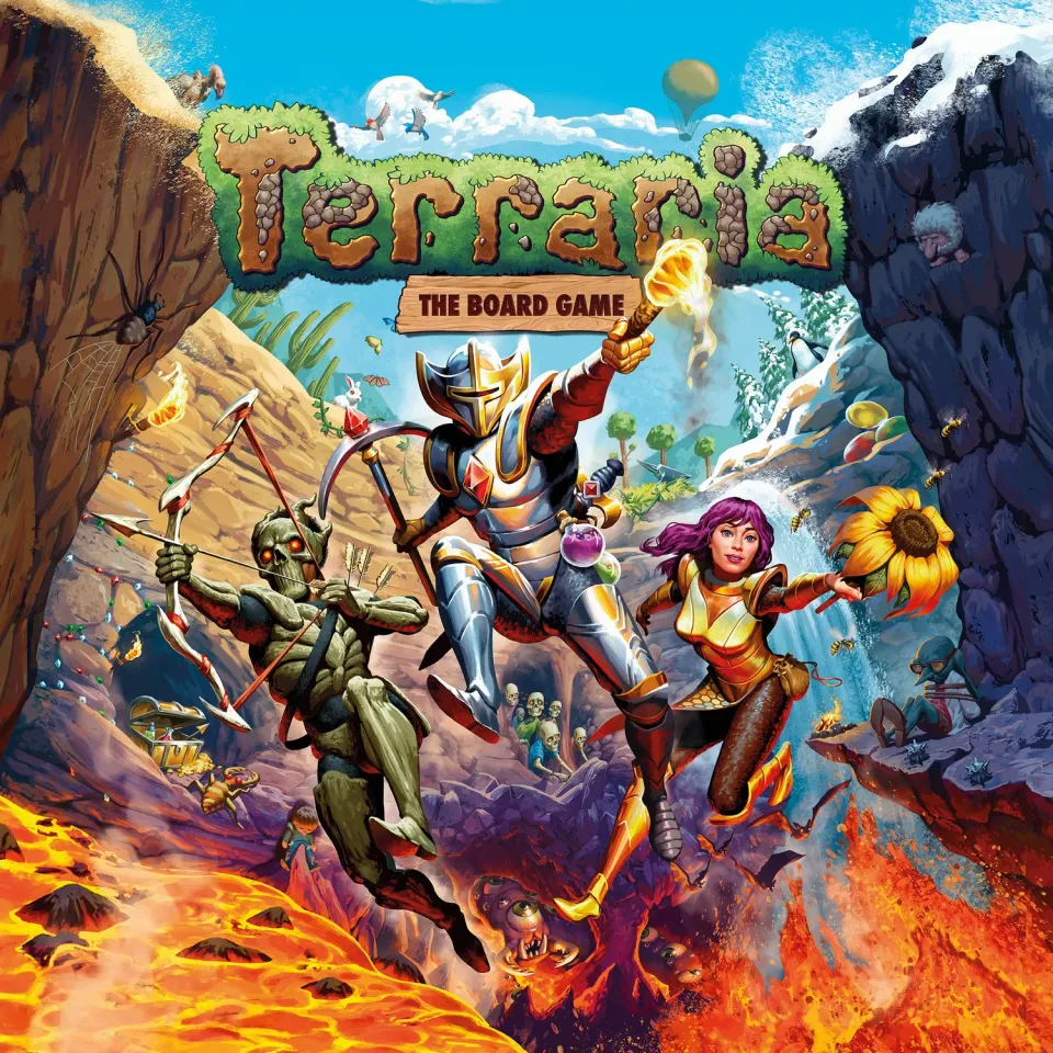 Paper Fort Terraria Retail Edition Brettspiel Kooperativ