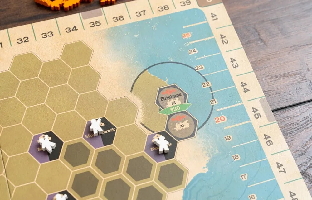 Capstone Games Ride the Rails Australia Canada Erweiterung