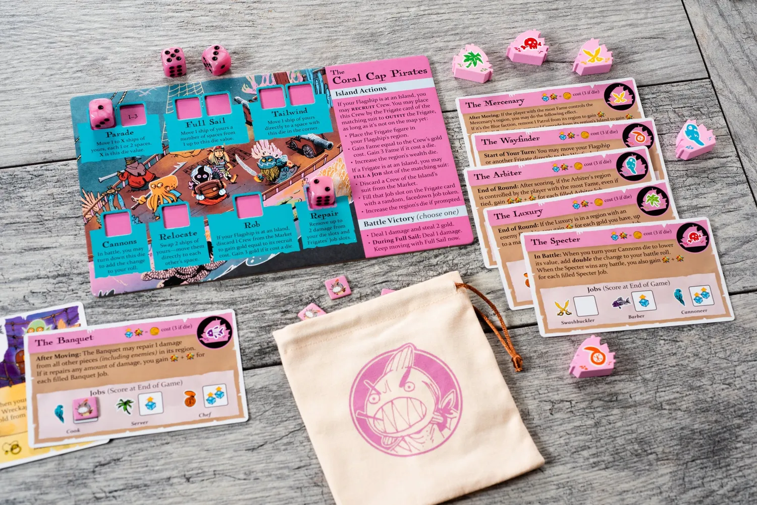 Leder Games Ahoy Fang & Fortune Erweiterung asymmetrisch