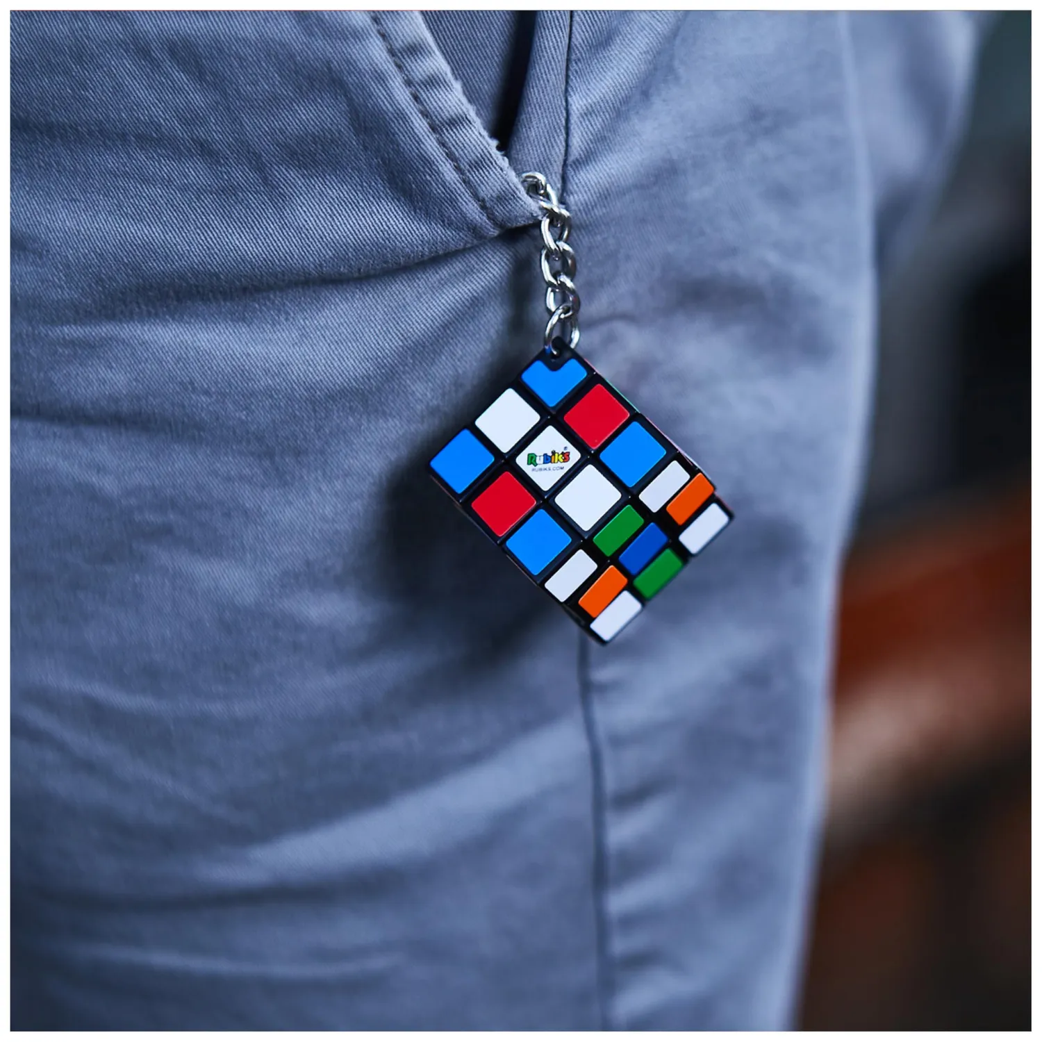 Rubik's 3x3 Zauberwürfel Mini Schlüsselanhänger