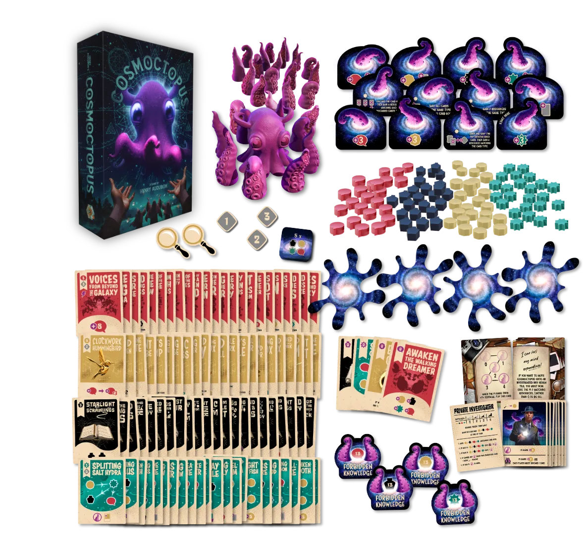 Paper Fort Cosmoctopus Brettspiel 2. Edition 1-4 Personen