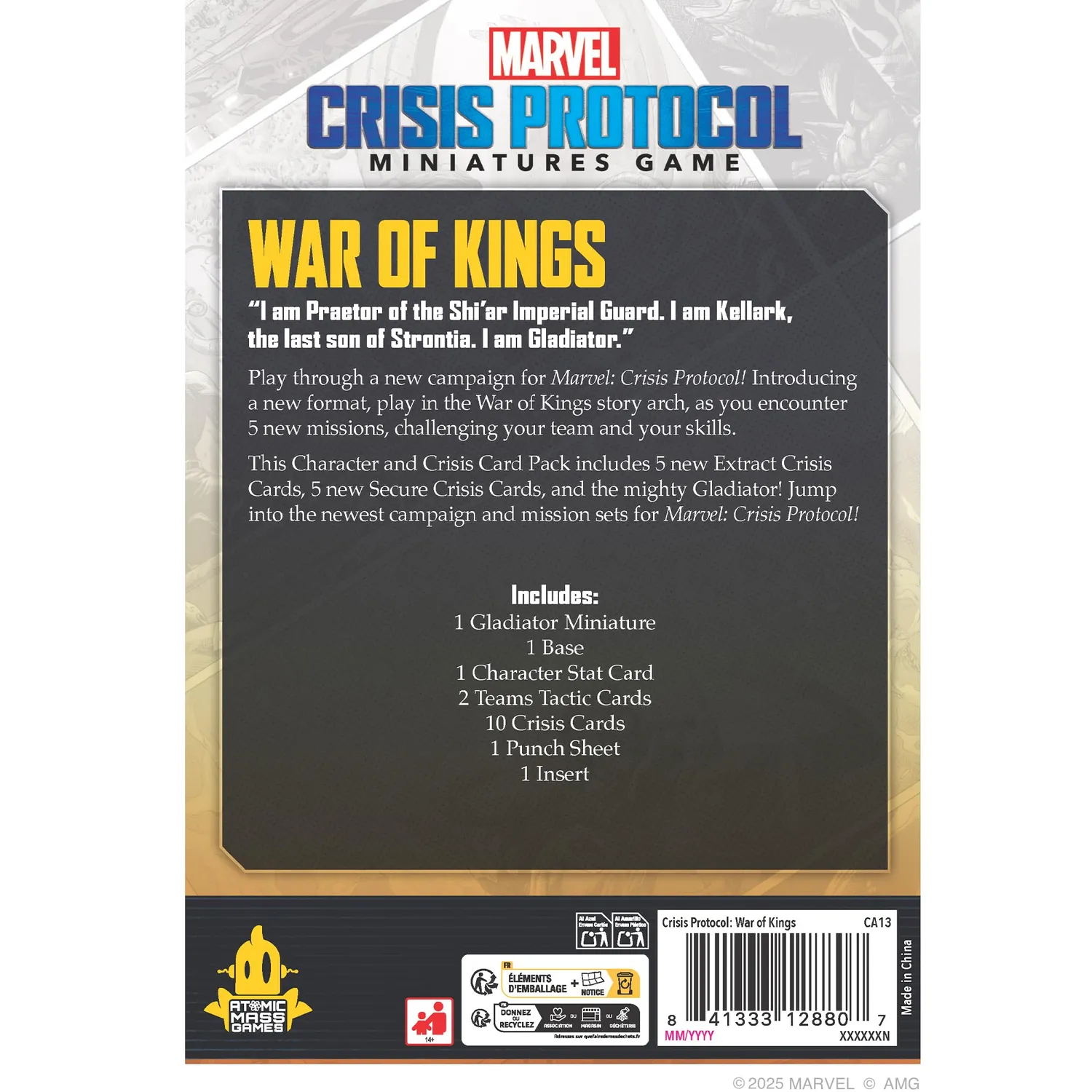 Atomic Mass Marvel Crisis Protocol War of Kings Erweiterung Kampagne