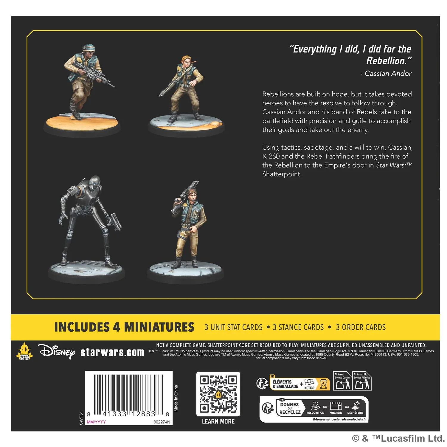 Star Wars Shatterpoint All the Way Squad-Pack Deutsch Cassian