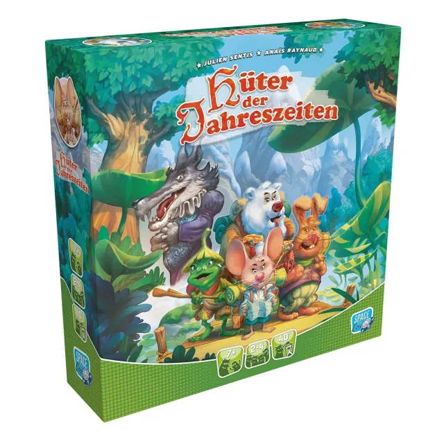Space Cow Hüter der Jahreszeiten Brettspiel Familienspiel deutsch