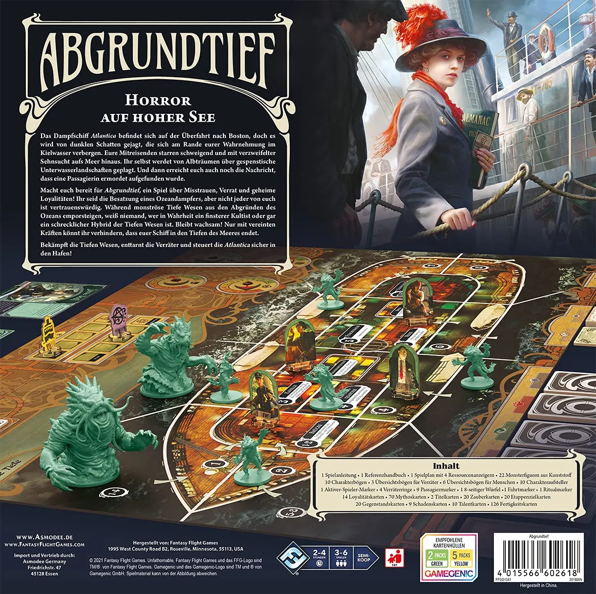 Asmodee Abgrundtief Grundspiel Expertenspiel 3-6 Spieler