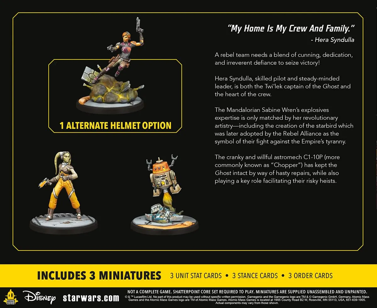 Atomic Mass Games Star Wars Shatterpoint Unmögliche Squad Pack Deutsch