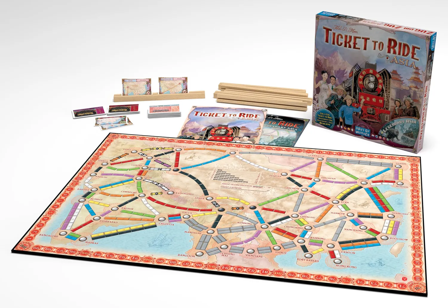 Asmodee Zug um Zug Europa Brettspiel Deutsch 2-6 Spieler