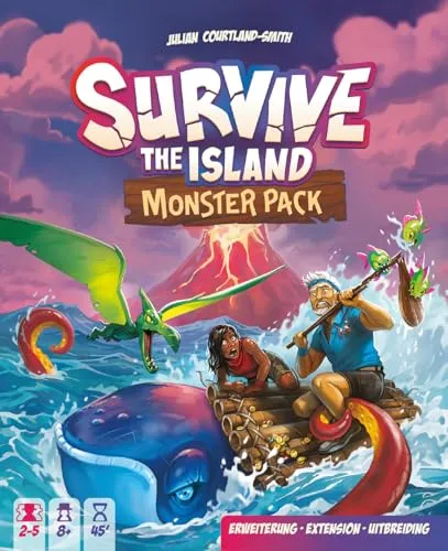 Asmodee Survive The Island Monster Pack Erweiterung mehrsprachig