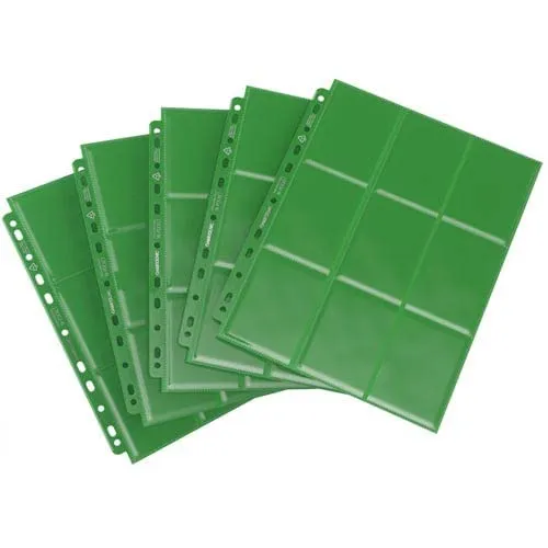 Gamegenic Sideloading 18-Pocket Pages Green 10er
