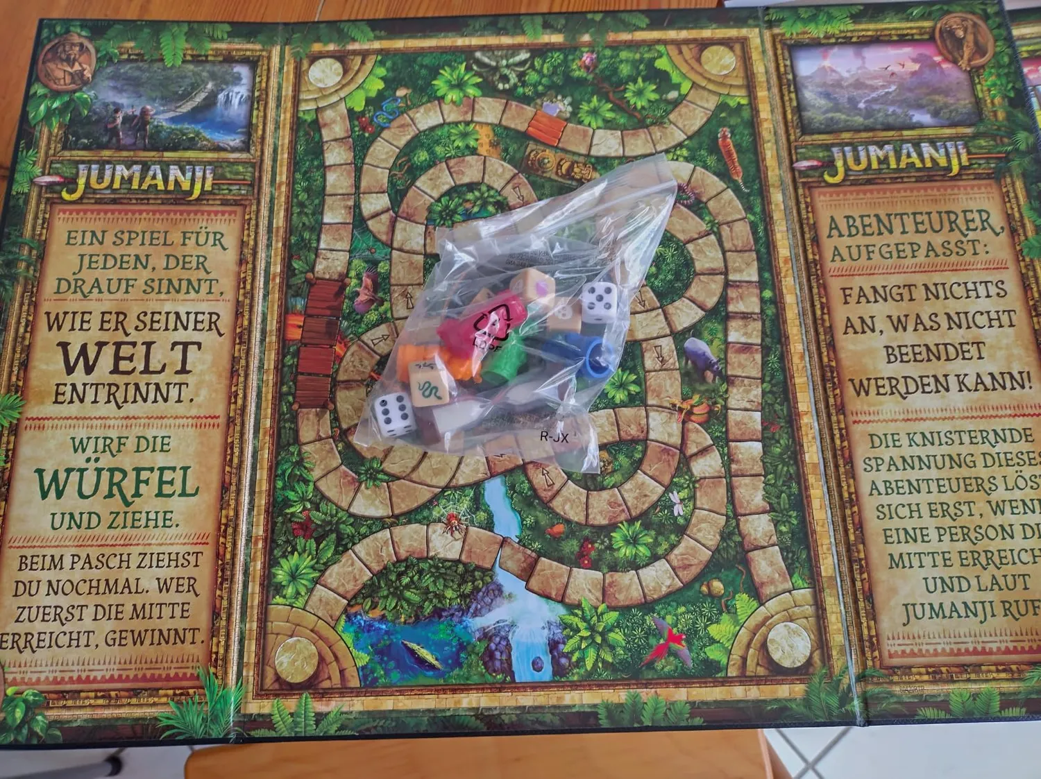 Jumanji Neuauflage 2026 Familienspiel Brettspiel 2-4 Spieler