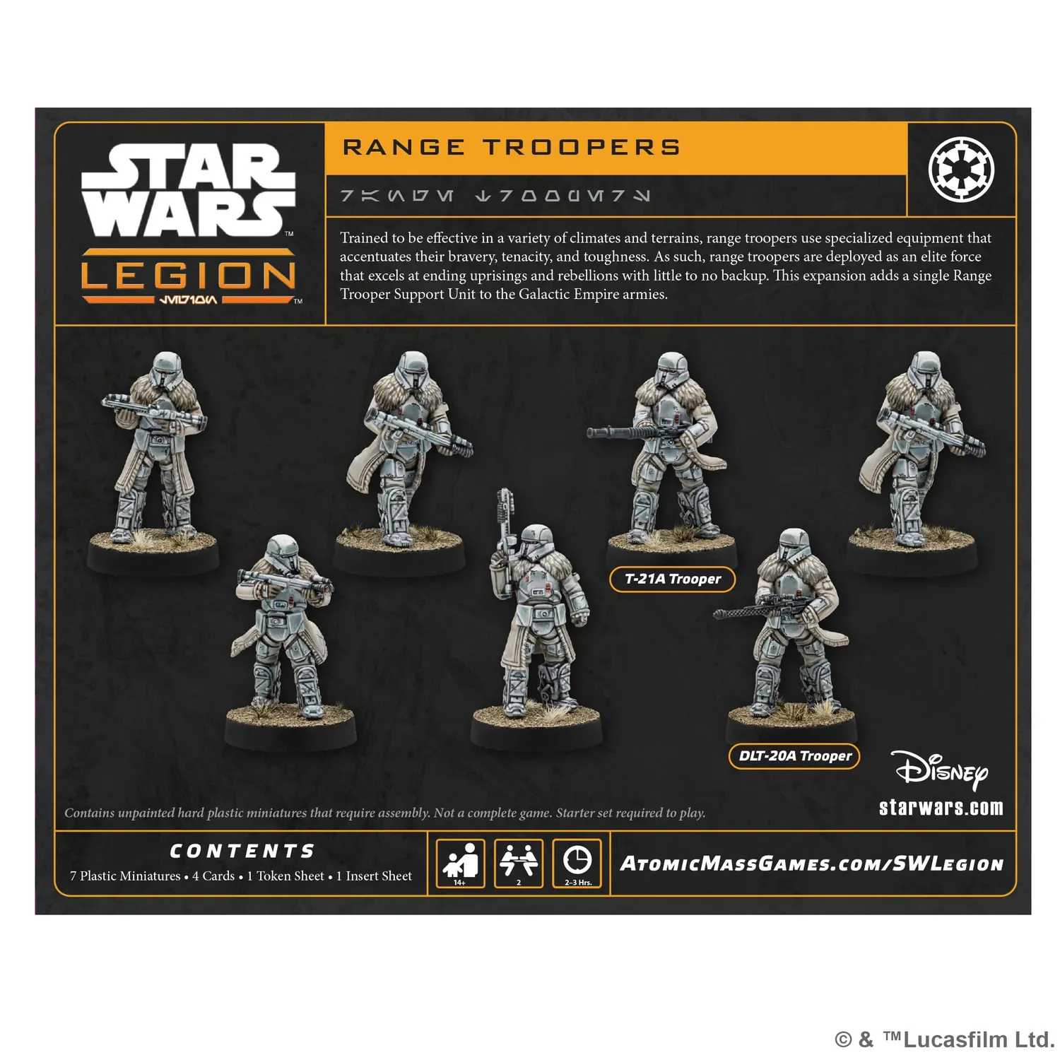 Asmodee Star Wars Legion Range Troopers Erweiterung Imperium